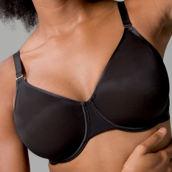 Soma Unbelievable Minimizer Black Underwire Sheer Cup Bra size 40G - Picture 1 of 12